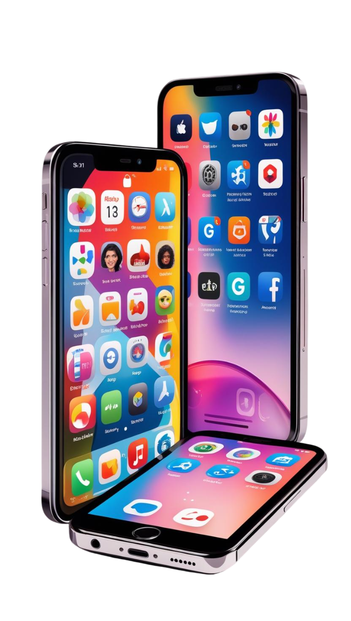 Mobile app screenshots