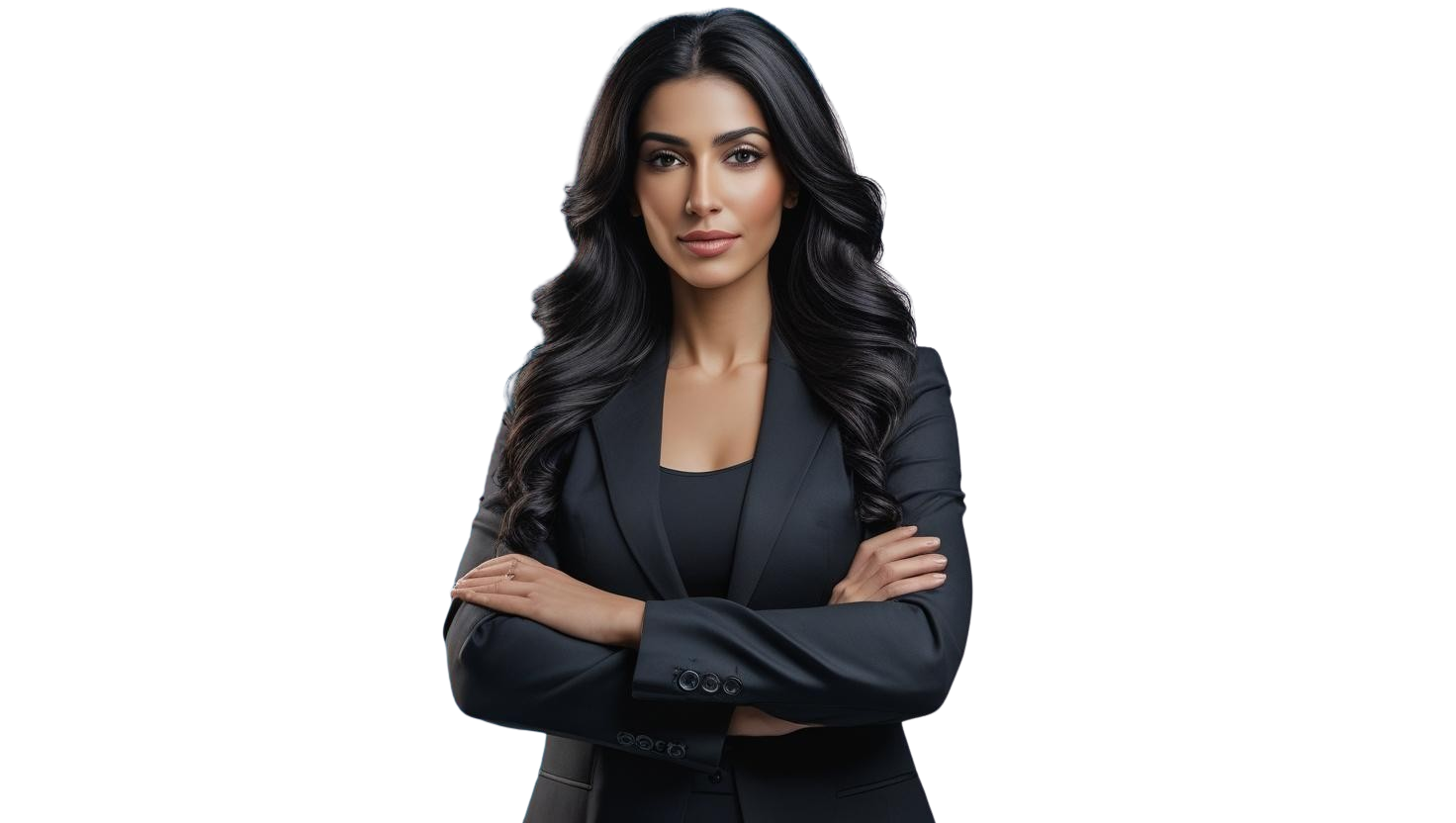 Professional woman in business attire