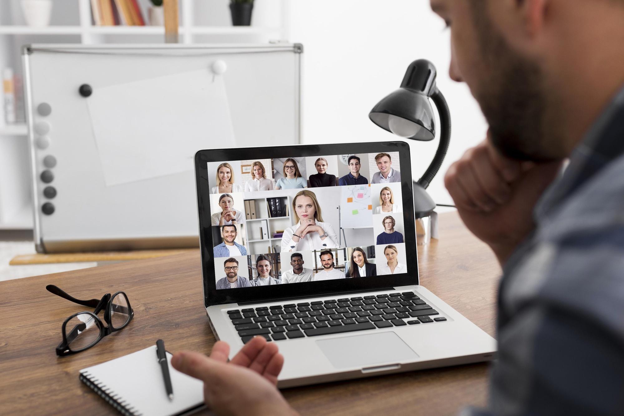 Video conference illustration